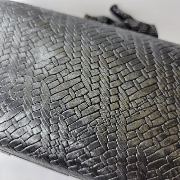 Elegant Evening Black Clutch Purse Cocktail Purse Wedding Evening Purse - Picture 3 of 11